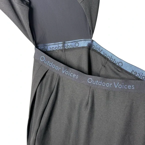 Outdoor Voice Court Cutout Tennis Dress Black Size Large - Picture 5 of 11